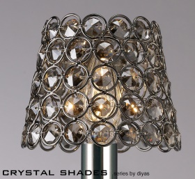 Crystal Ring Shade Glass Crystal Shades Diyas Clip-On Shades Crystal Ring Shade Glass Crystal Shades Diyas Clip-On Shades